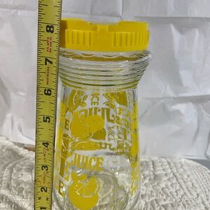 Anchor Hocking Yellow Juice Jar